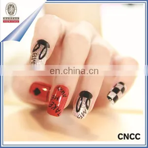 2015 New Product On Promotion Black And White Colored Lace Design Water Transfer Nail Art Stickers Nail Art Sticker thumbnail-1