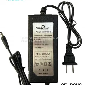 12V 5A 60W SLIM POWER SUPPLY ADAPTER -MEAN WELL thumbnail-1