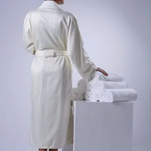 Eliya Wyndham Hotel Cotton Terry Towelling Bathrobe thumbnail-1