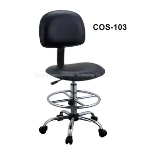Work Chair High Quality Esd PU Leather Chair thumbnail-2