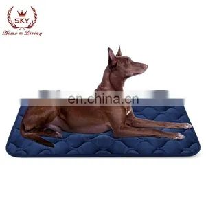 Dog Bed Mat Washable - Soft Velvet Crate Pad - Anti-slip Mattress for Small Medium Large Pets Products thumbnail-1