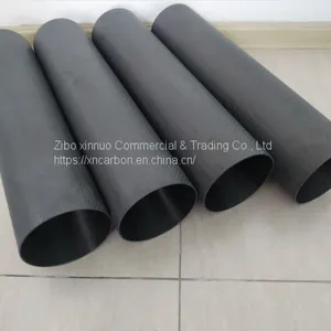 140mm 5.51 Inch Outer Diameter Low Intertia Carbon Fiber Shaft for Guide Roller thumbnail-4