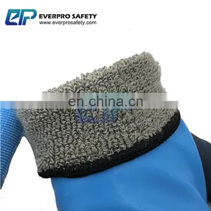 Thermal Waterproof Nylon Acrylic Liner Latex Double Dipped Sandy Coated Working Glove Winter thumbnail-2