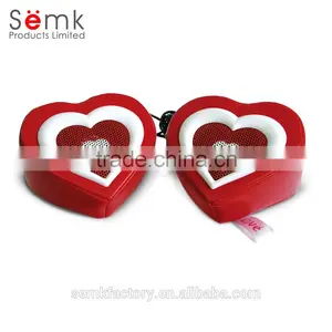 Promotional Gifts Portable Heart Shaped Bluetooth Stereo Speakers thumbnail-2