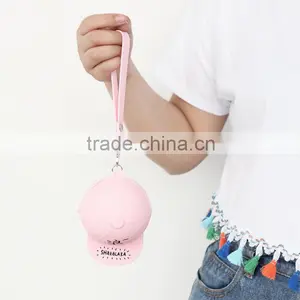 Hot! Packs of Silicone Cute Cartoon Candy Colored Baseball Cap Coin Pocket Mini Cap Bag Coin Purse Supplier's Choice thumbnail-4