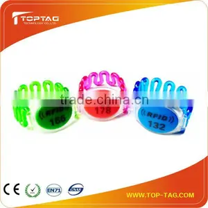 PVC Rfid Wristband /watch /bracelet For Hospital thumbnail-1