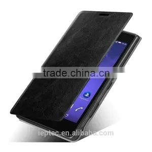 MOFi RUI Series PU Leather Phone Flip Cover Case for Sony Xperia T3, M50W, Back Cover for Sony Xperia T3 thumbnail-5