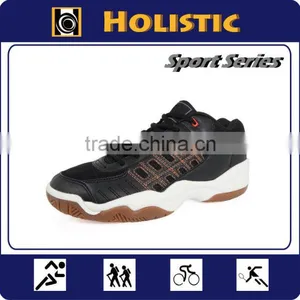 2014 Best Quality Lightweight Leather and Mesh Upper Squash Shoe thumbnail-1