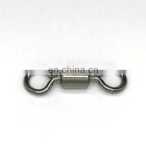 1000PCS Stainless Steel Fishing Swivel Sizes Solid Connector Ball Bearing Snap Fishing Swivels thumbnail-2