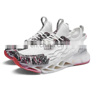 Factory Outlet Christmas Design Wholesale High Quality Men's Jogging Track and Field Breathable Customized Casual Sports Shoes thumbnail-1
