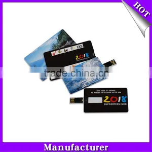 Cheap Whole Sale Usb Flash Drive of Credit Card Shape One / 2 Sides Full-color Imprinting Free thumbnail-2