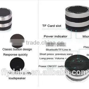 2016 Portable Wireless Stereo Bluetooth Speaker Bluetooth Mini Speaker With tv Card Reader &FM Radio Function. thumbnail-3