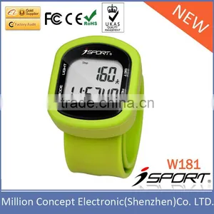 Colorful Fitness Silicone Pedometer Watch thumbnail-1