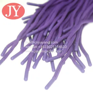Hot Selling Solid Color Polyester Drawstring With Shoestring Aglet Tips TPU Plastic Aglet Cord thumbnail-2