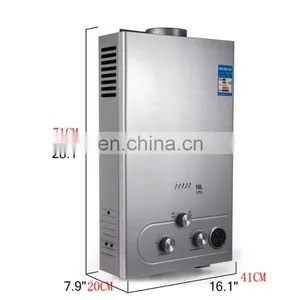18L Wall Mounted Liquefied Gas Water Heater Household Intelligent Automatic Fast Water Heater Bath Equipment thumbnail-3