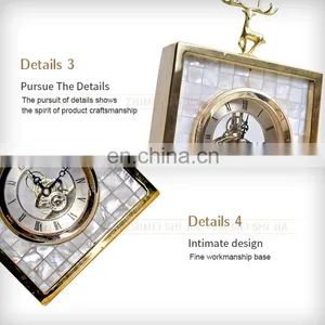 Home Decoration Modern Wall Clock For Man Table Clock thumbnail-4
