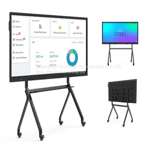 Android 11 4K IFP 40Points 75Inch Interactive Touch Display All-in-one Interactive Flat Panel for School and Office thumbnail-1
