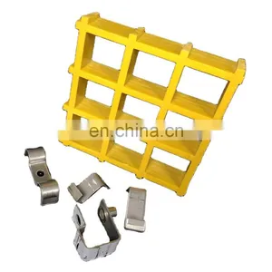 Fiberglass Grille High Quality High Strength Light Weight Customized 38*38*38mm 25*25*25mm 50*50*50mm FRP Molded Grating thumbnail-1
