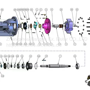 Pump Casing for MCM Centrifugal Pump 5x4x14 Housing Assembly Sand Pump Spare Parts thumbnail-5