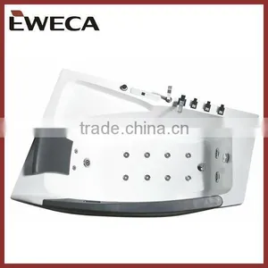 Corner Acrylic Massage Bathtub With Pillow thumbnail-1