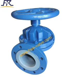 Hand Wheel Operated PTFE  Lined Diaphragm Valve thumbnail-3