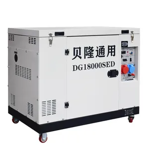 15kw Dual Power Silent Diesel Generator 2V95F Diesel Engine thumbnail-1
