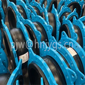 Stainless Steel Flange Rubber Soft Joint Flexible Rubber Expansion Joint Compensator Kxt Flexible Rubber Soft Connection thumbnail-3