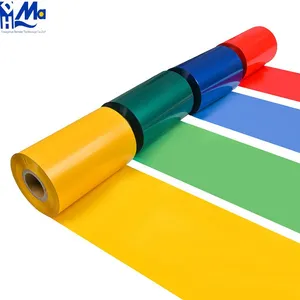 110mm*300m Color Print Premium Wax Resin Barcode TTR Tto Ink Labels Thermal Transfer Printer Ribbon thumbnail-1