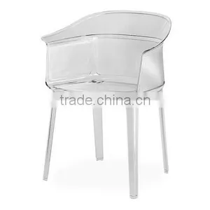 Replica French Design Chair Polycarbonate Material Translucent Papyrus Chair by Ronan and Erwan Bouroullec thumbnail-1