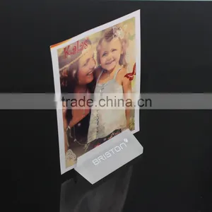 Frosted Acrylic Sign Holder Acrylic Block Sign Holder thumbnail-6