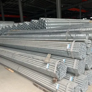 Hot DIP Galvanized Steel Pipe HDG Round Steel Pipe Hollow Section Steel Pipe for Construction Building Scaffolding thumbnail-4