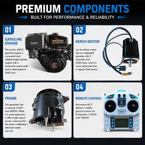 Vigorun Remote Control Lawn Mower Guoniu High-Efficiency 800mm Working Width Remote Mower Machine thumbnail-3
