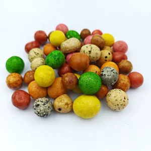 Healthy Baked Colorful Peanut Cracker Balls With Savory Soy Sauce Flavor for Private Label OEM thumbnail-2