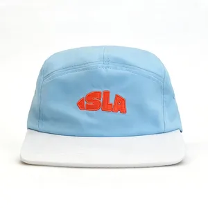 Wholesale Custom Cap Hats Printed Embroidery Logo Trucker Caps Cotton Back Mesh Trucker Hats thumbnail-2