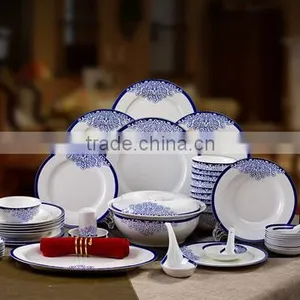 56 Pcs Dinner Plates Set for Home thumbnail-1