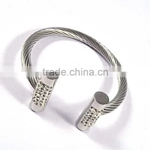 2016 Trending Jewelry Friendship Bracelet Cuff Bracelets Bangles in Silver thumbnail-2