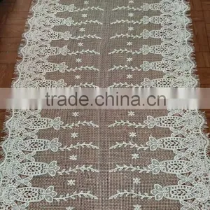 2016 Embroidery Fabric Polyester Full Lace Milk Silk Water Soluble Lace Fabric For Garment Accessory thumbnail-5