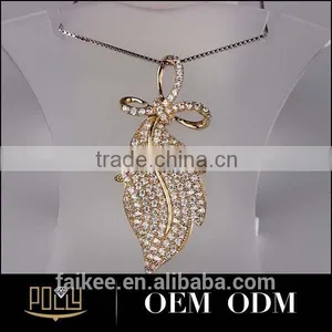 Bling Bling Dubai Design Fashion Jewelry Salphabets Pendant Design Gold Necklace Models thumbnail-1