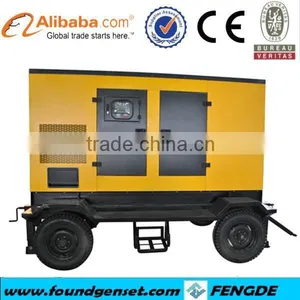 CE,ISO Approved Factory 125kva Diesel Mobile Genset With Three or Four Wheels thumbnail-1