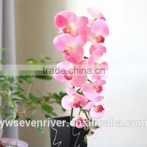 High Simulation Butterfly Orchid a Plastic Handle Great Branches 11 Head Simulation Flowers/wedding Decoration thumbnail-3
