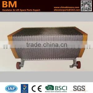 XCA26140,Escalator Step,Aluminum,Silver Grey Painted,With Demarcation Strip,1000mm/800mm thumbnail-1