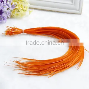 2016 Hot Sale Cheap Grizzly Natural Real Rooster Clip In Feather Hair Extensions thumbnail-6