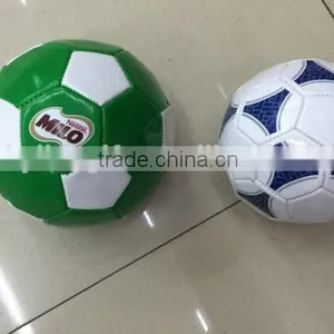 China Wholesale Customized PVC Stitched Matte+Metalic Soccer Ball/ Football thumbnail-5