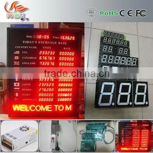 RGX LED Exchange Rate Sign,LED Currency Exchange Rate/Interest Rate Display Board Signs,currency Bank Exchange Rate Led Display thumbnail-1