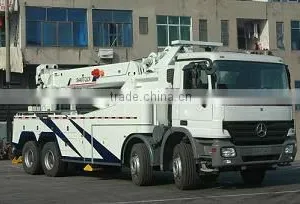 Mercede Benz 8*4 Platform Road Wrecker Truck thumbnail-1