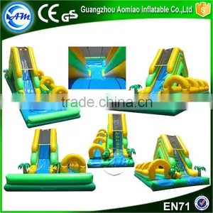 Hot Selling Green Inflatable Pool Slides,inflatable Water Slide With Pool thumbnail-1