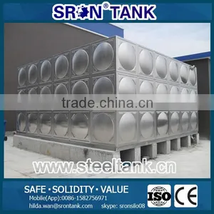 SRON Brand Stainless Steel Water Storage Tank Price for Sale / 304 316 SS Food Grade thumbnail-1