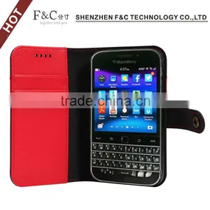 For Blackberry Classic Q20 Mobile Phone pu Leather Case With Stand thumbnail-5