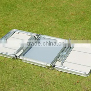 Korea Brushed Silver Barbecue Folding Table thumbnail-3