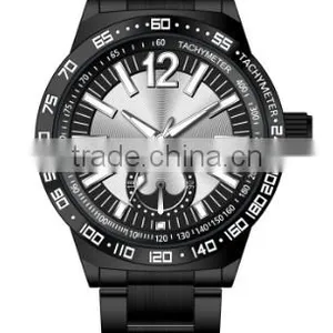 Cool Style Business Men Stainless Steel Watch With Quartz Movement thumbnail-1